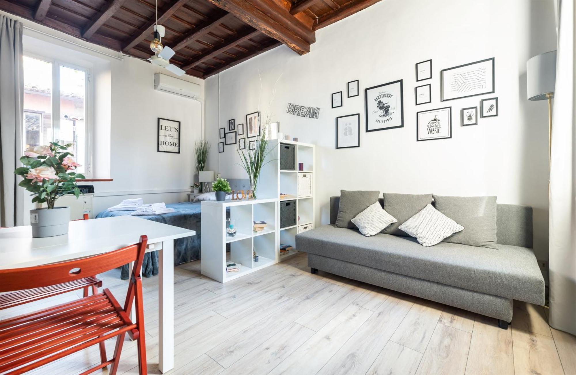 Cozy studio Campo de Fiori Roma Exterior foto