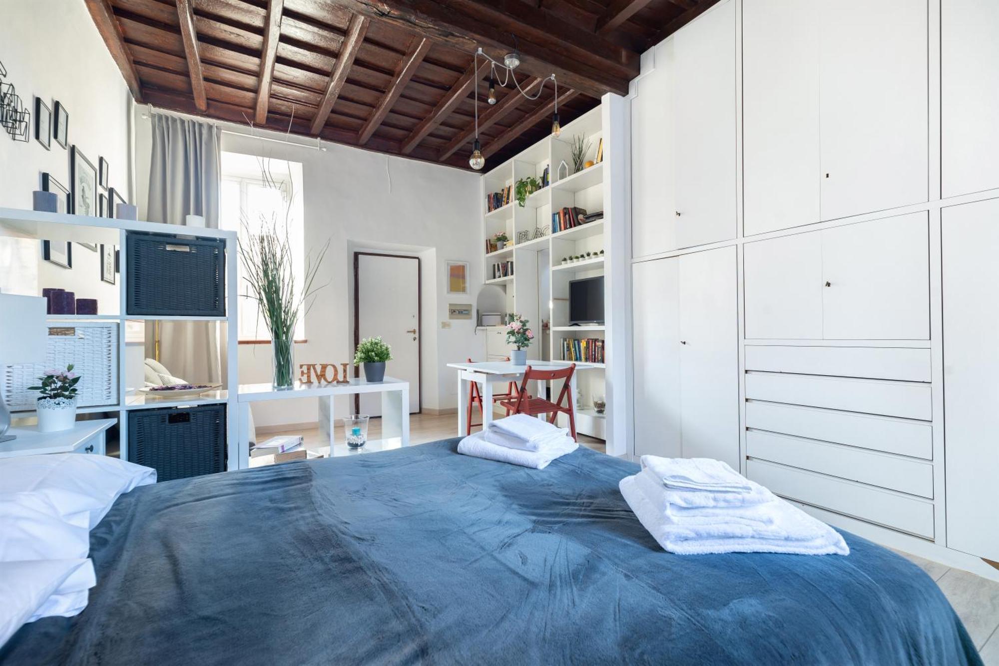 Cozy studio Campo de Fiori Roma Exterior foto